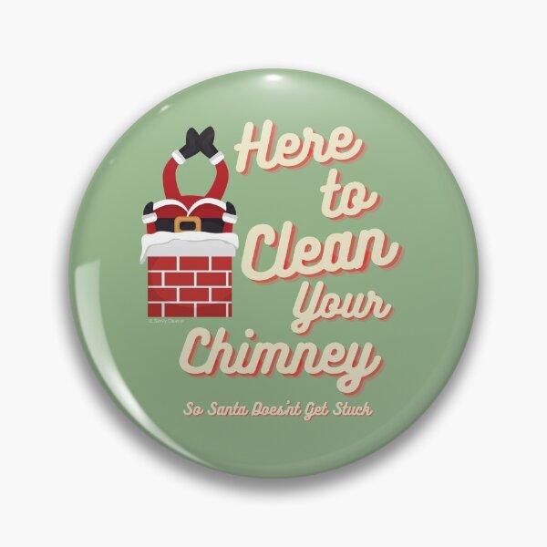 Item preview, Clean Your Chimney, Retro, Vintage Christmas Humor, Funny Gifts designed and sold by SavvyCleaner.