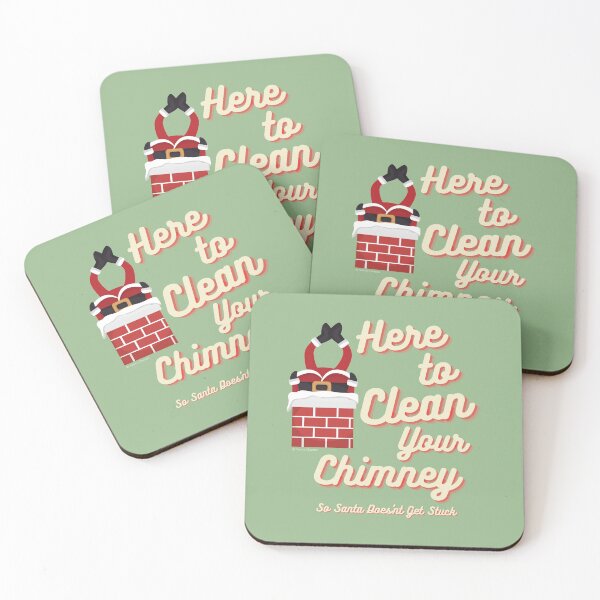 Item preview, Clean Your Chimney, Retro, Vintage Christmas Humor, Funny Gifts designed and sold by SavvyCleaner.
