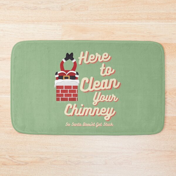 Item preview, Clean Your Chimney, Retro, Vintage Christmas Humor, Funny Gifts designed and sold by SavvyCleaner.