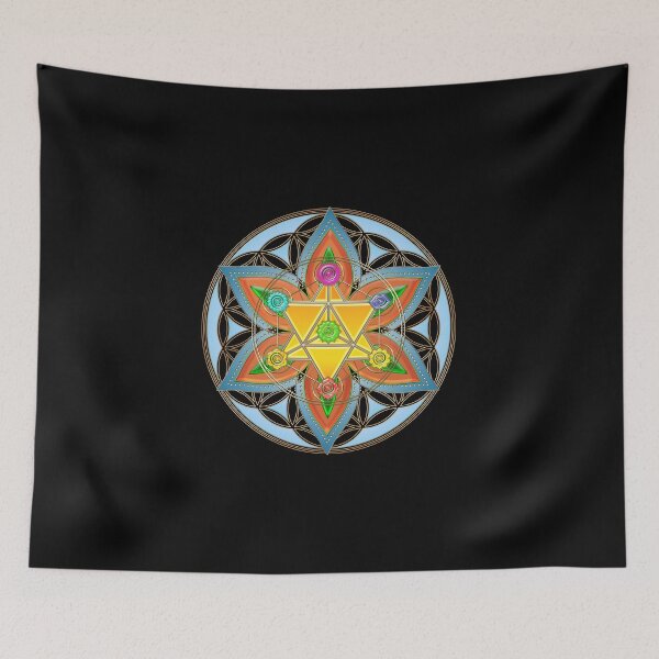 Item preview, Merkaba, Chakras, Flower Of Life, Metatrons Cube, Sacred Geometry designed and sold by nitty-gritty.
