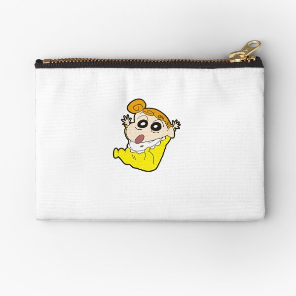 Crayon Shinchan Red Pencil Case Stationery Bag Cosmetic Multi