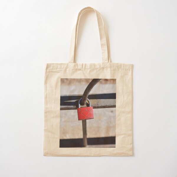 LoveLock Cotton Tote Bag