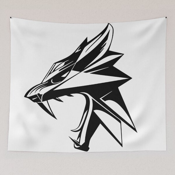 Item preview, white wolf medal designed and sold by witchergerald.