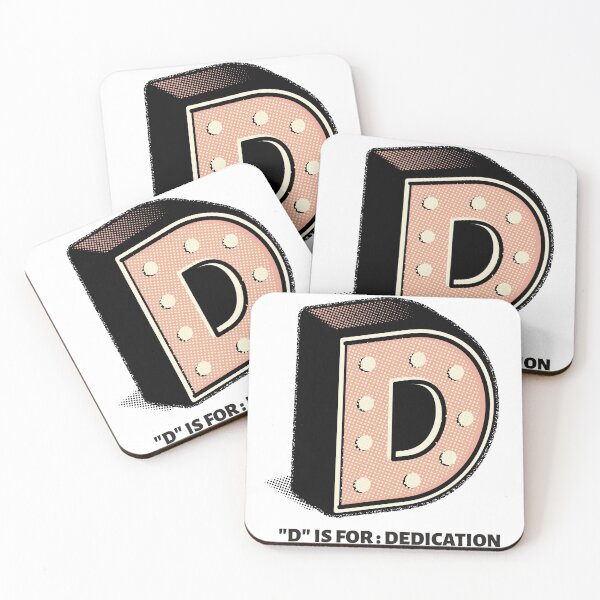 Item preview, D is for DEDICATION designed and sold by Apoorv Choudhary.