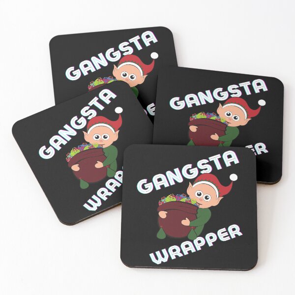 Item preview, Gangsta Wrapper - Funny Christmas, Holiday Party designed and sold by looktor.
