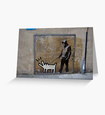 Banksy Himself?? Greeting Card