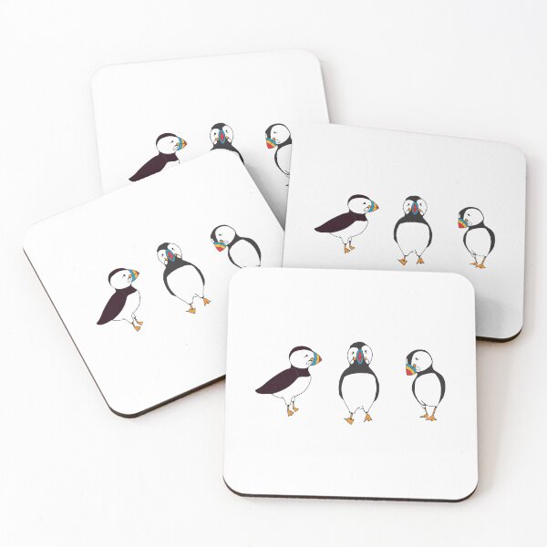 Item preview, Puffins, Illustrated Tribute designed and sold by FoleyPottery.