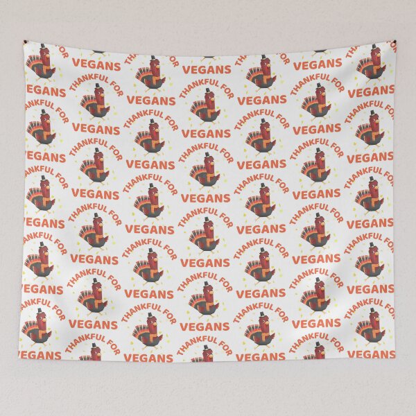 Item preview, Thankful for vegans funny thanksgiving kawaii turkey  designed and sold by GoodyLeo.