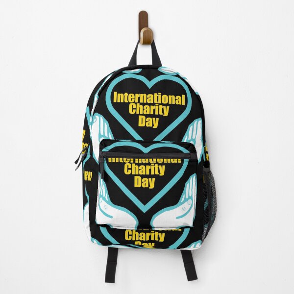 Item preview, International Charity Day, blue & yellow (dark) designed and sold by Gaalaxyz.