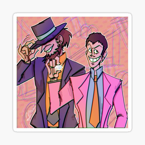 Lupin The Third/ Jigen and Lupin Sticker