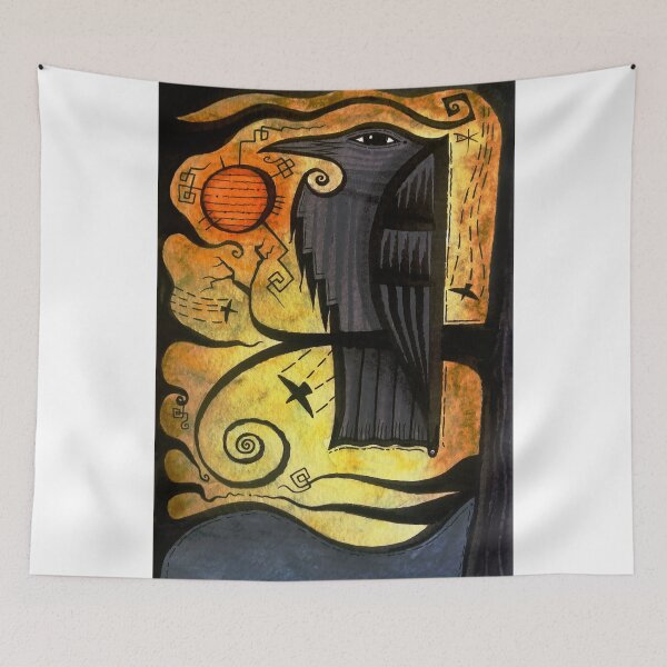 Item preview, Corvid y gato dk_2020aug26a designed and sold by ArtistDavidKing.