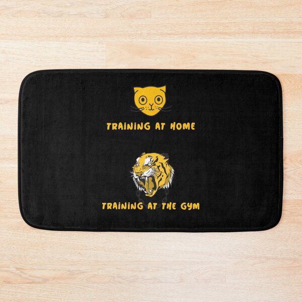 Item preview, Funny Fitness Joke - Training at Home vs Training at the Gym Humour - Hilarious Workout designed and sold by onliYours Fitness.