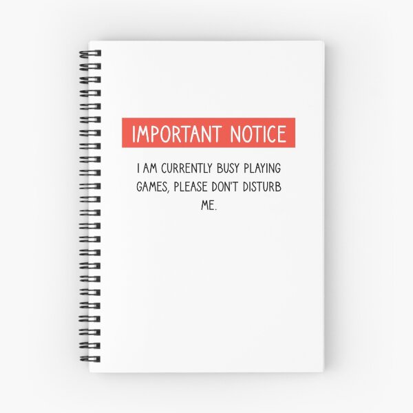 Item preview, Important Notice Signage for Gamers designed and sold by FabulousCL.
