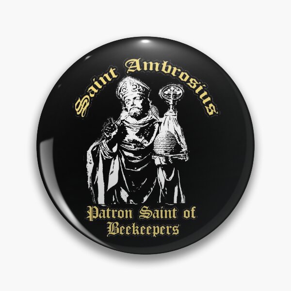 Item preview, Saint Ambrosius, Ambrose Patron Saint of Beekeepers, Bees designed and sold by funnytshirtemp.