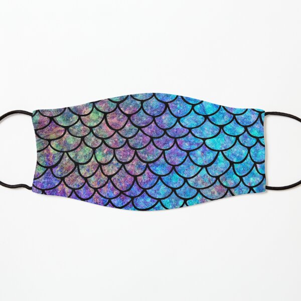 Colorful Mermaid scales Kids Mask