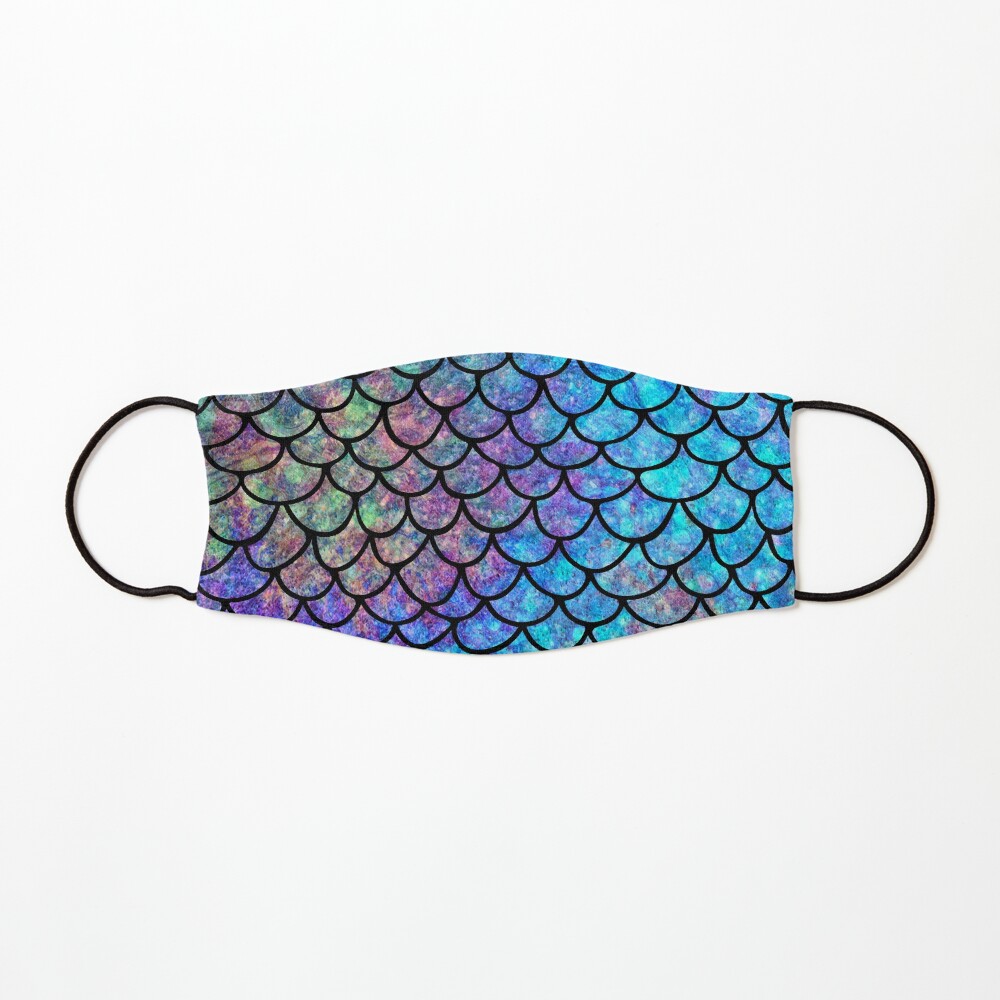 Colorful Mermaid scales Mask