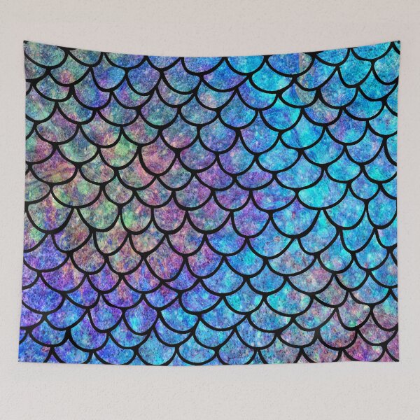 Item preview, Colorful Mermaid scales designed and sold by maryedenoa.