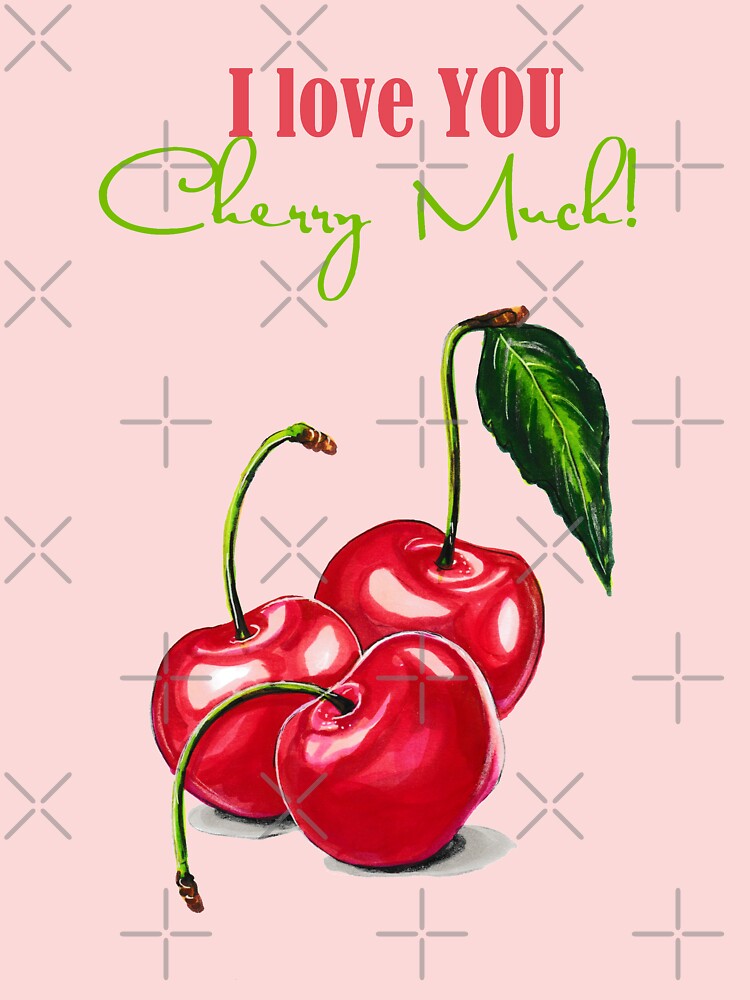 2024 offizieller Discounter Cherries, I Love You Cherry Pelin Kids Redbubble | Much\