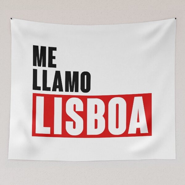 Item preview, ME LLAMO LISBOA WHITE designed and sold by artisangriffink.