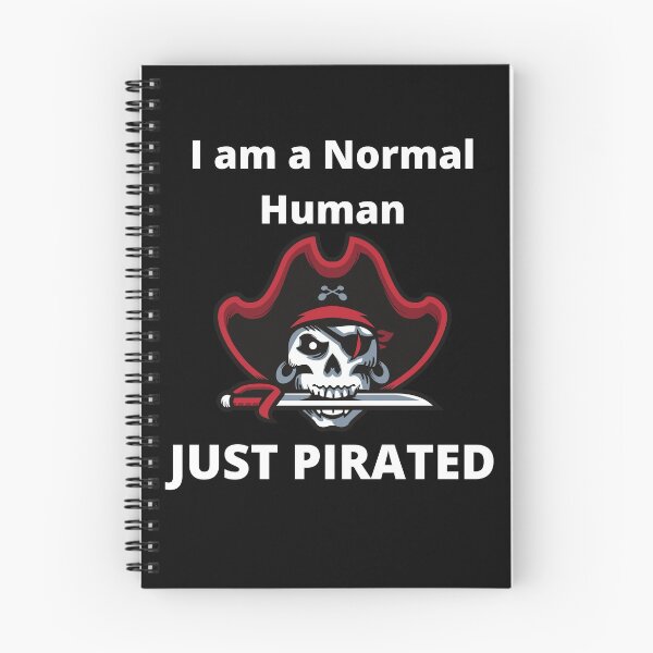 Item preview, Normal human just pirated talk like a Pirate day fun design designed and sold by AnujShah7.