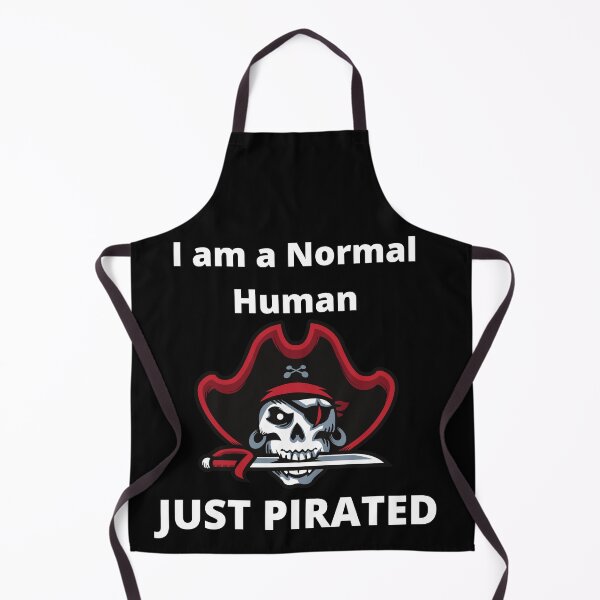 Item preview, Normal human just pirated talk like a Pirate day fun design designed and sold by AnujShah7.