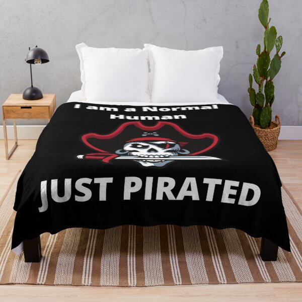 Item preview, Normal human just pirated talk like a Pirate day fun design designed and sold by AnujShah7.