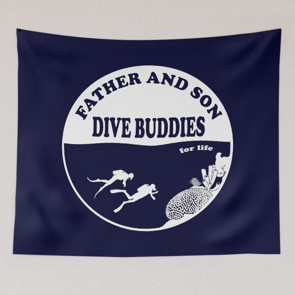 Item preview, Father and Son - Dive Buddies for Life designed and sold by Caden Darling Designs.