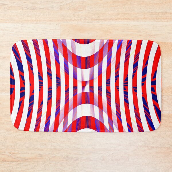 Item preview, Red Blue Optical Geometry designed and sold by SpieklyArt.