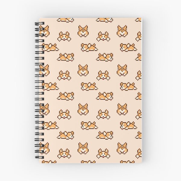 Item preview, Pixel art corgi dog of beige designed and sold by lisoks.