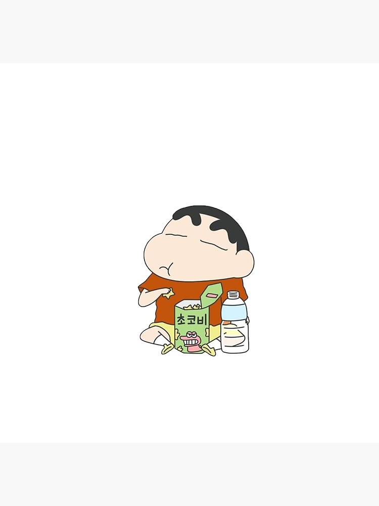 Lámina rígida for Sale con la obra «crayon shin chan chico gordo