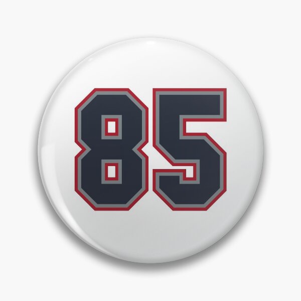 Item preview, 85 Navy Grey Red Sports Number Eighty-Five designed and sold by HelloFromAja.