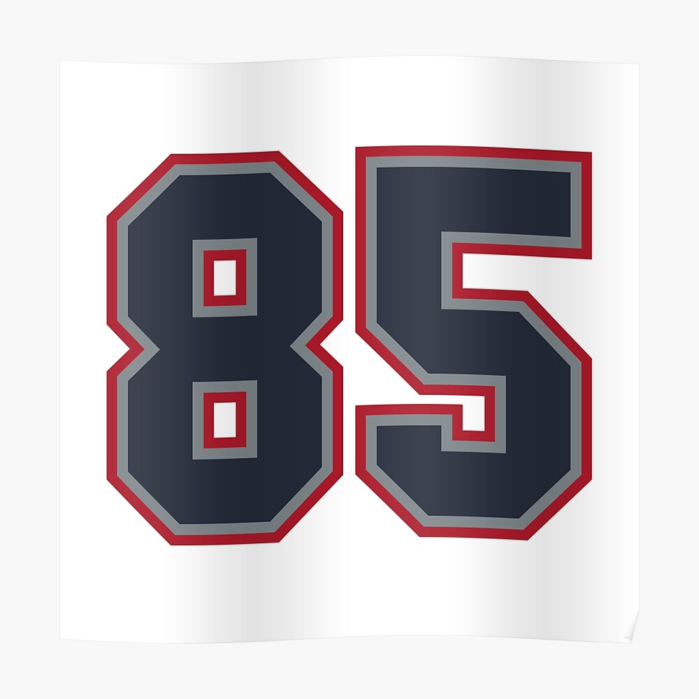 42 Navy Grey Red Sports Number Fourty-Two Sticker for Sale by HelloFromAja