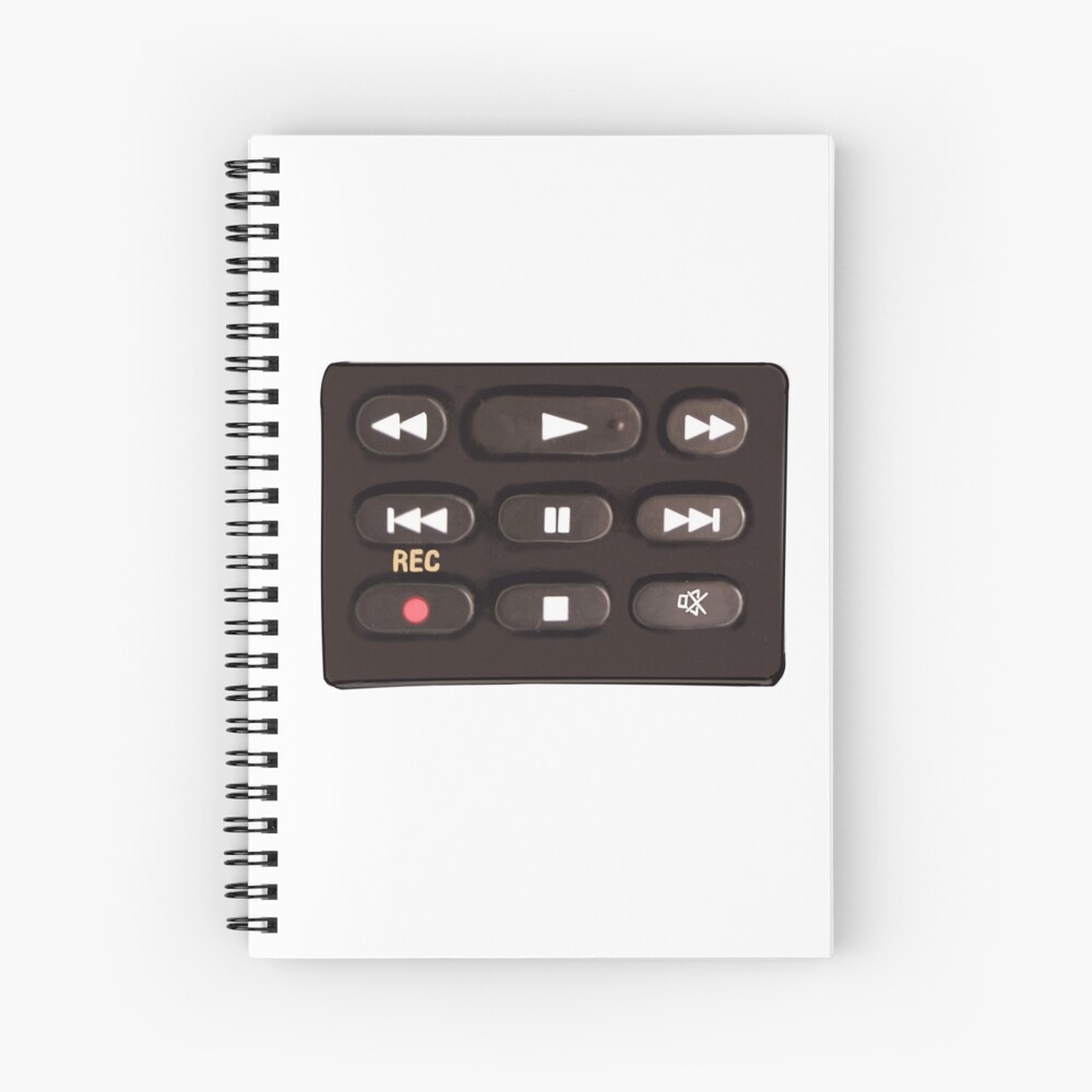 Remote control buttons 2 press play, rewind, fast forward, record, pause or  mute Greeting Card for Sale by Artonmytee