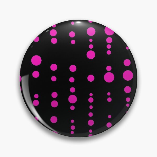 Item preview, Pink black dot pattern polka dots pearls pattern abstract dotted gift dots pearl necklace designed and sold by MadandMean.