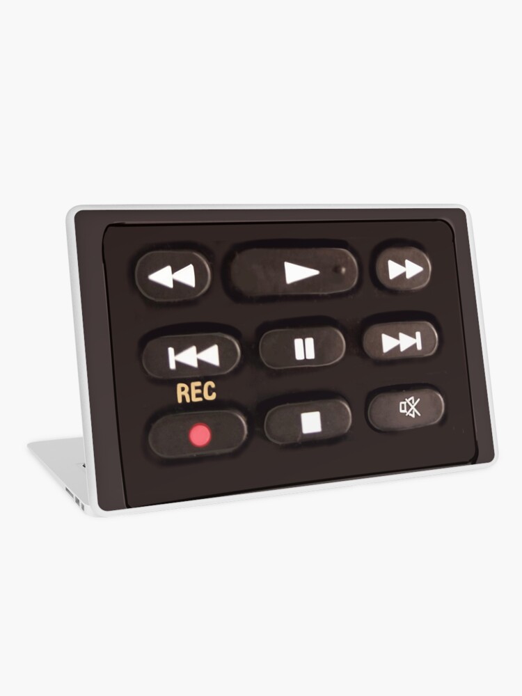 Remote control buttons 2 press play, rewind, fast forward, record