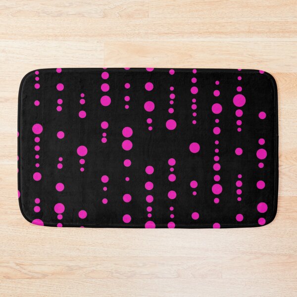 Item preview, Pink black dot pattern polka dots pearls pattern abstract dotted gift dots pearl necklace designed and sold by MadandMean.