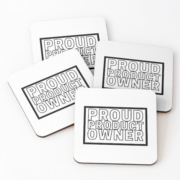 Item preview, Proud Product Owner, Agile Scrum, Project Management, Tech designed and sold by Oasie.