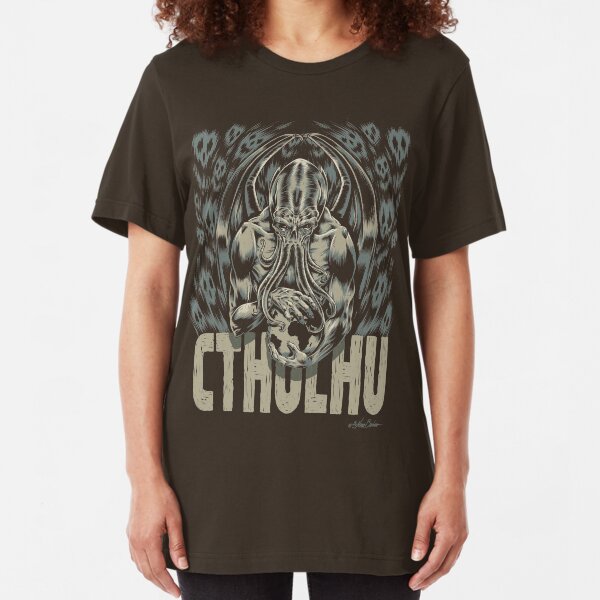 cthulhu Camiseta ajustada