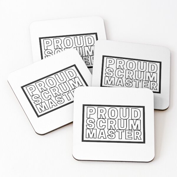 Item preview, Proud Scrum Master, Agile Scrum, Project Management, Tech designed and sold by Oasie.