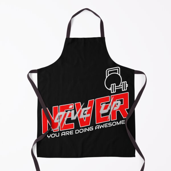 Item preview, Never Give Up You Are Awesome Kettlebell Merch designed and sold by SanZal.