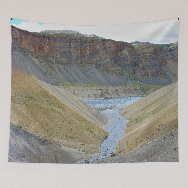 Artikelvorschau, Himalaya-Flusstal-Gebirgslandschaft, Himalaya entworfen und verkauft von worldways.