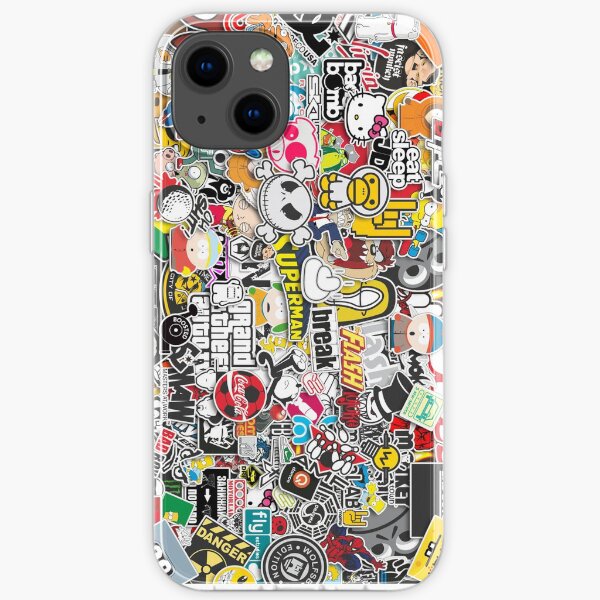 Sticker Bomb iPhone Soft Case