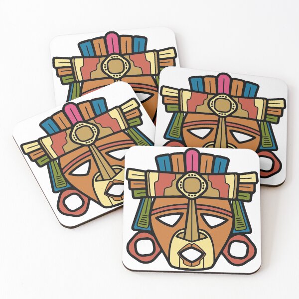 Item preview, mask-mayan-aztec-indian designed and sold by gandra.