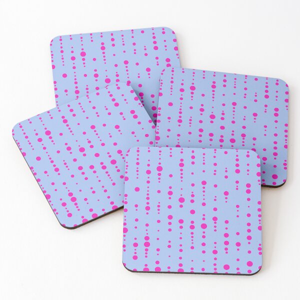 Item preview, Sweet pattern light blue pink dots - polka dots designed and sold by MadandMean.