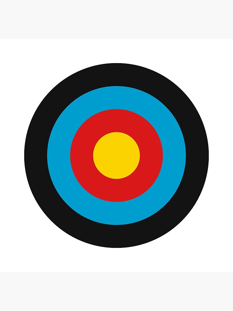 Archery Target by QuirkyClock