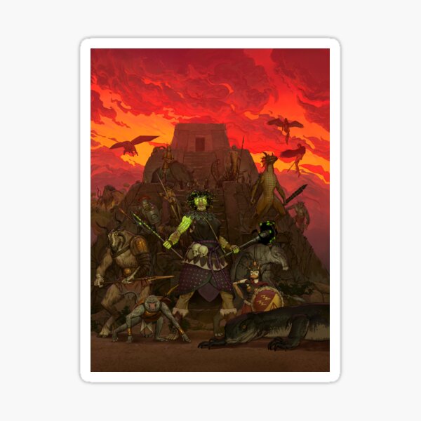 Item preview, RuneQuest Bestiary Cover Art by Andrey Fetisov designed and sold by Chaosium.