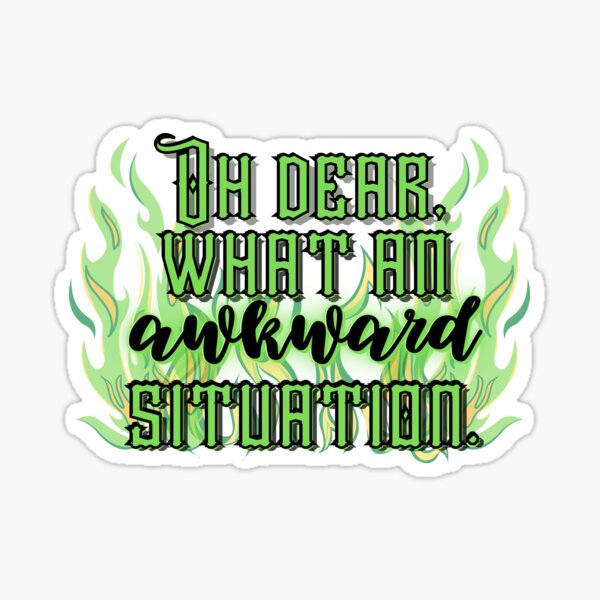 Awkward Situation Sticker