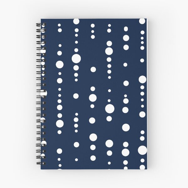 Item preview, Dot pattern polka dot pattern matrix white dark blue designed and sold by MadandMean.