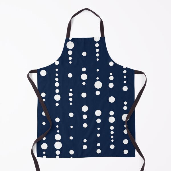 Item preview, Dot pattern polka dot pattern matrix white dark blue designed and sold by MadandMean.
