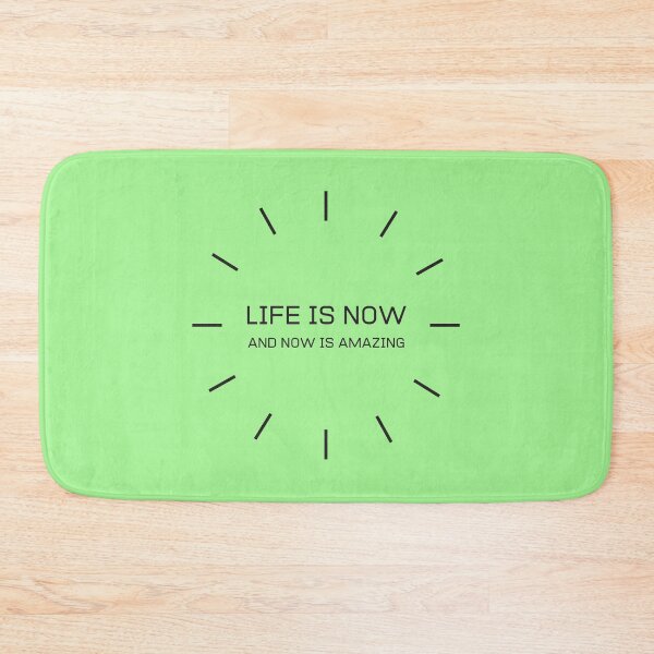 Item preview, Life Is Now Minimalist Motivational Print designed and sold by RetComly.
